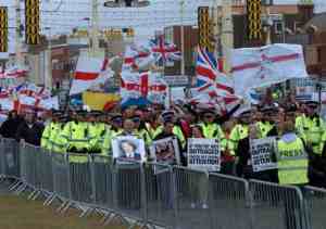EDL: 2,000 march in Blackpool